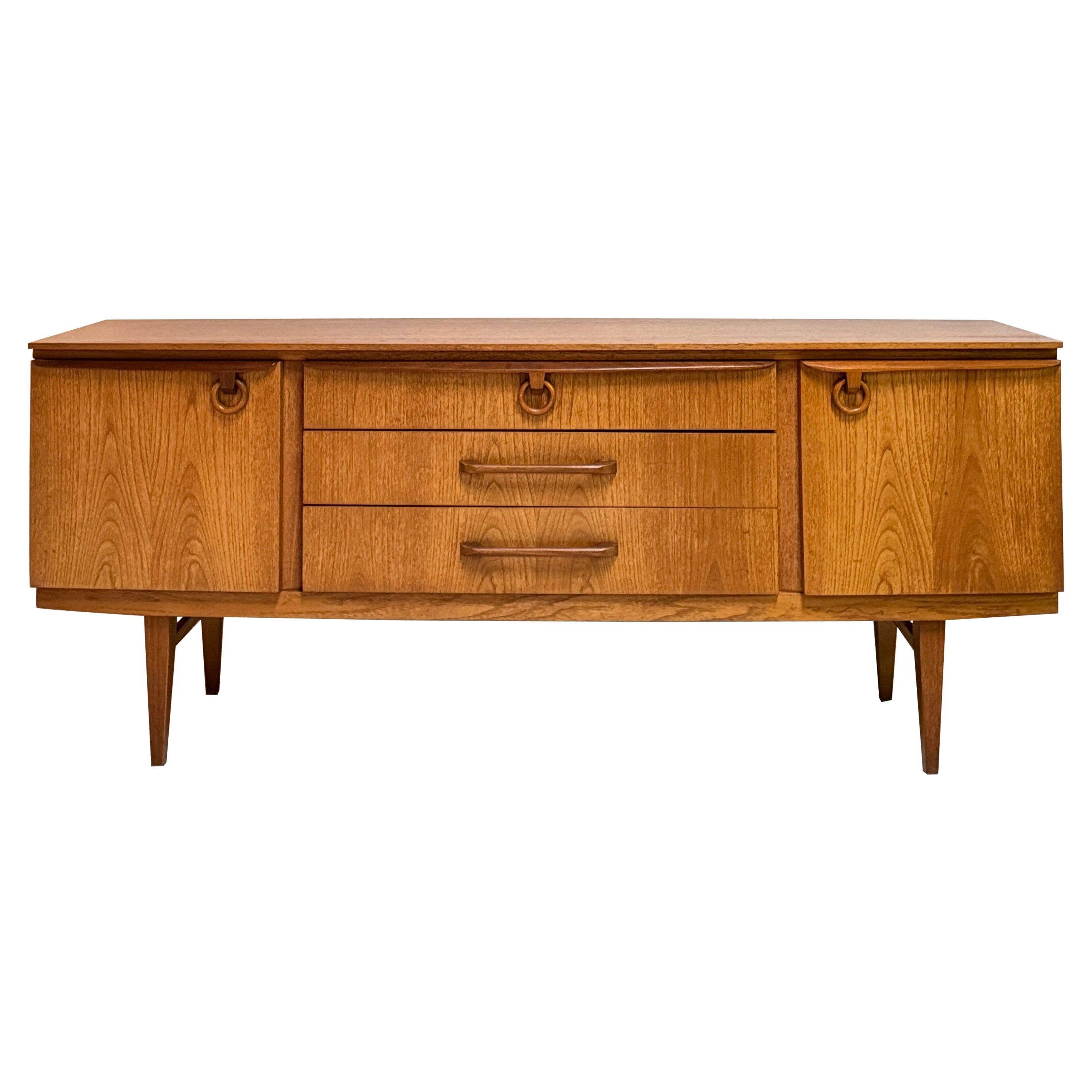 Atemberaubendes Sideboard aus Teakholz von Beautility aus der Mitte des Jahrhunderts, ca. 1960er Jahre