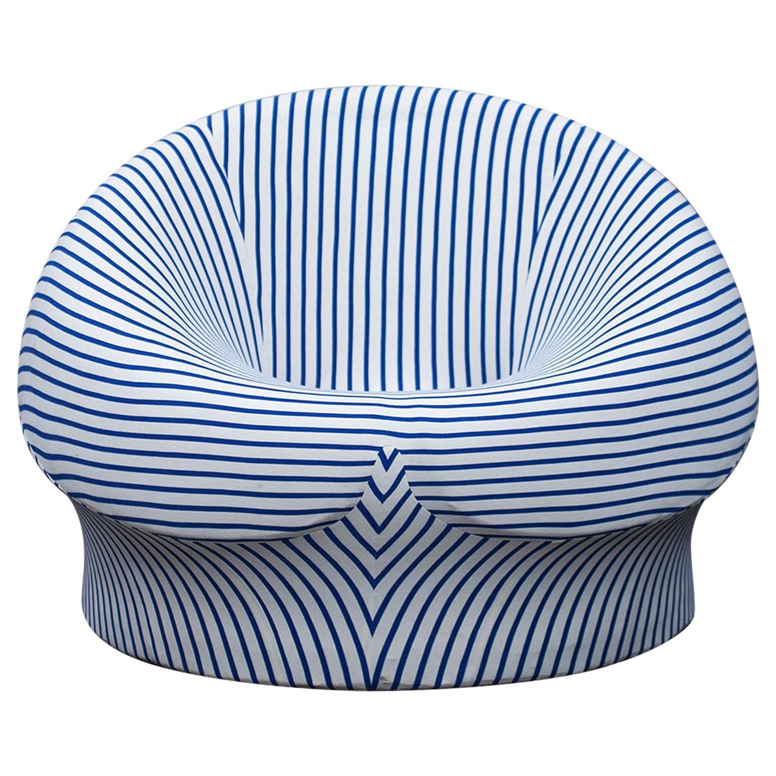 UP3 Chair by Gaetano Pesce in Jean Paul Gaultier Fabric