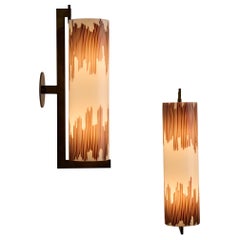 Pair of Sconces by Massimo Vignelli for Venini