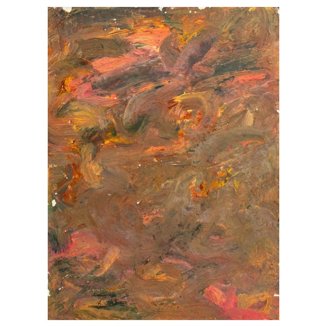 Andy Miller Abstract Composition Oil on Canvas