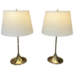 Pair of tables lamps Bergboms B024 circa 1970 Sweden