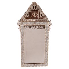 Levantine Mother of Pearl and Bone Inlaid Mirror