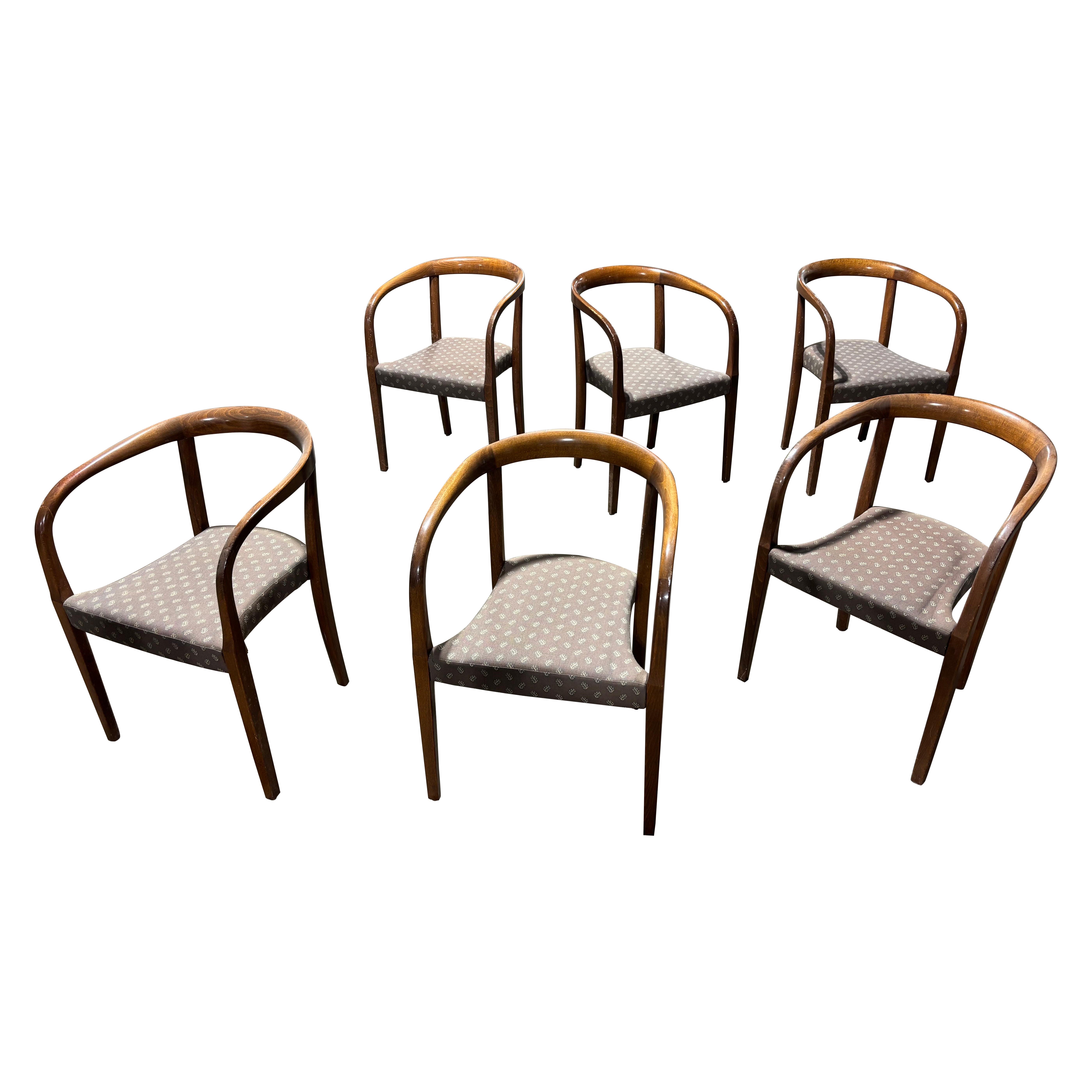 Jack Lenor Larsen set of Dining Chairs