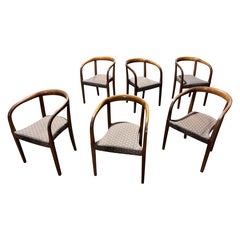 Jack Lenor Larsen set of Dining Chairs