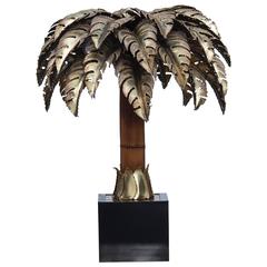 Maison Jansen Palm Tree Table Lamp