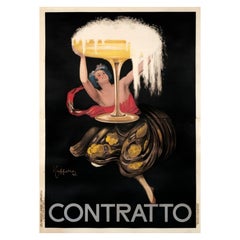 Original Vintage Poster CONTRATTO CAPPIELLO, 1930 Large
