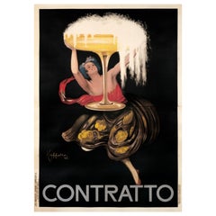 Original Vintage Poster CONTRATTO CAPPIELLO, 1930 Large