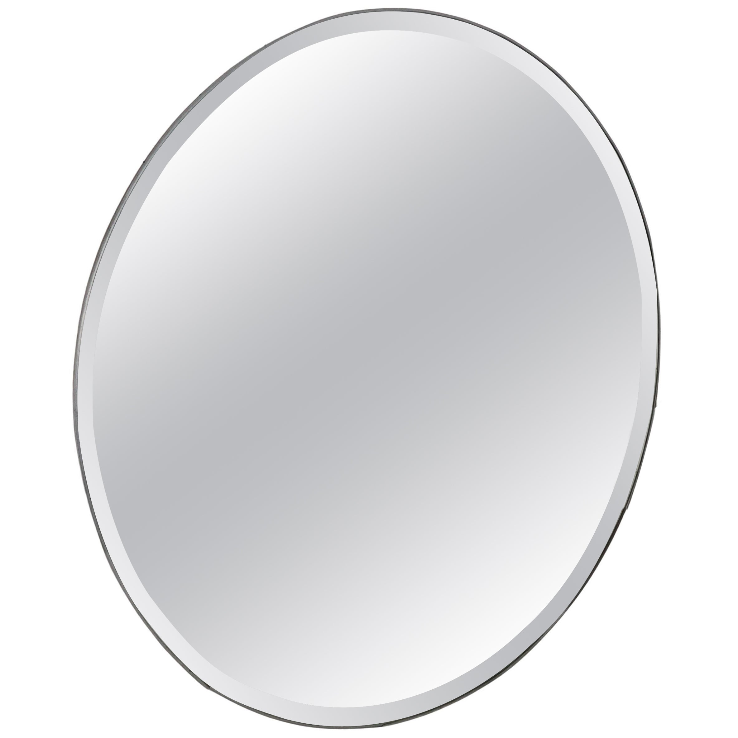 Art decò massive round wall mirror, Italy, 1940