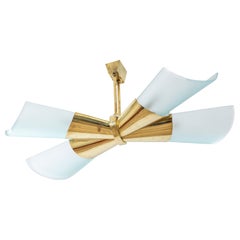 20th Century, Max Ingrand Pendant Lamp for Fontana Arte