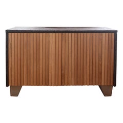 Crédence contemporaine en Oak Oak blanc et liège