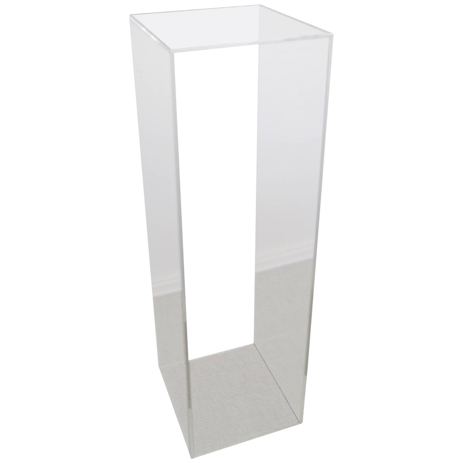 Acrylic Pedestal Stand at 1stdibs