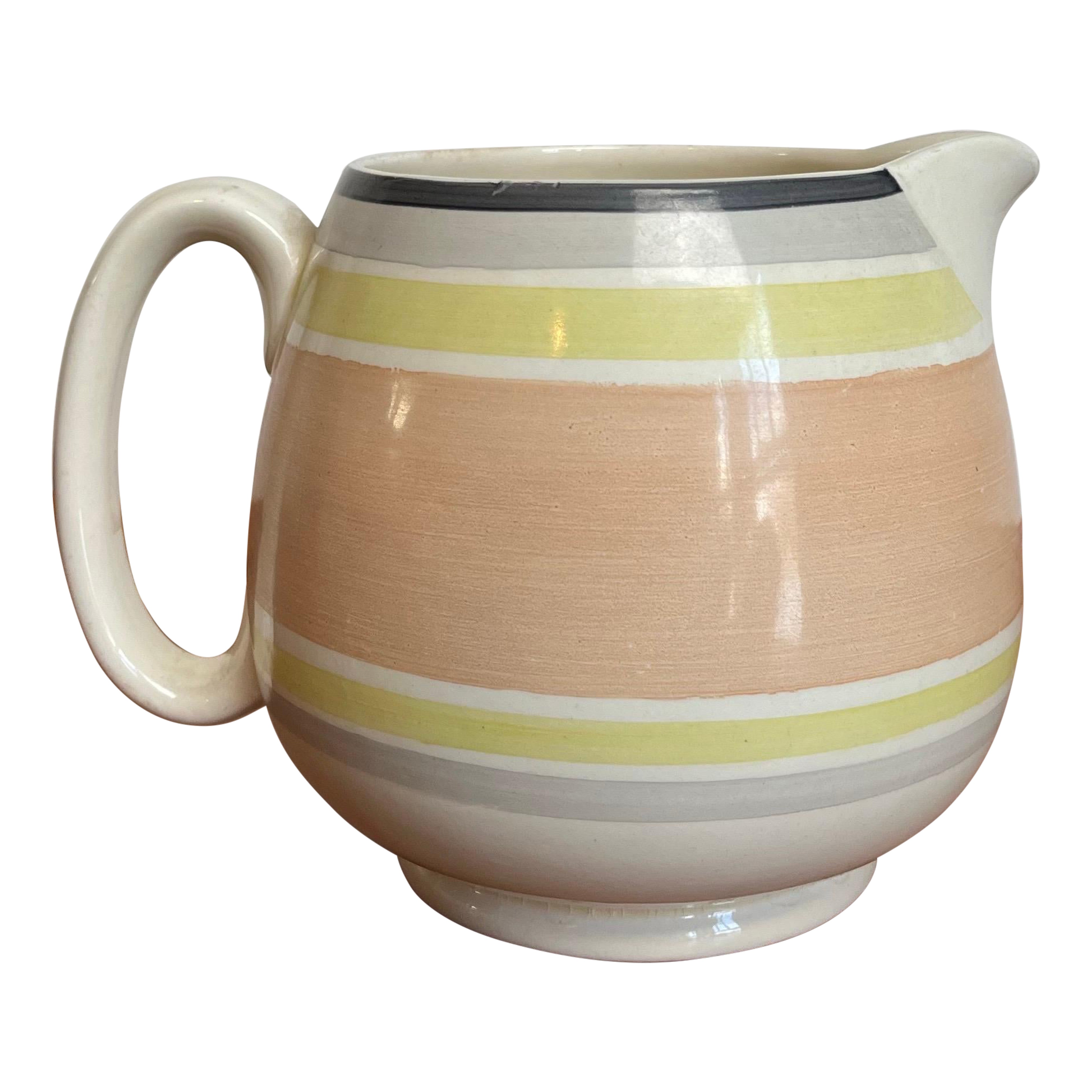 Vintage Art Deco Susie Cooper Water Pitcher England For Sale