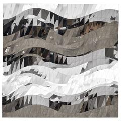 Mashing Mesh Object #MS-2 Stainless Steel Wall Mirror Decoration Sculpture