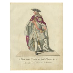Knight of the Illustrious Order of Saint Januarius in Ceremonial Robes, 1791