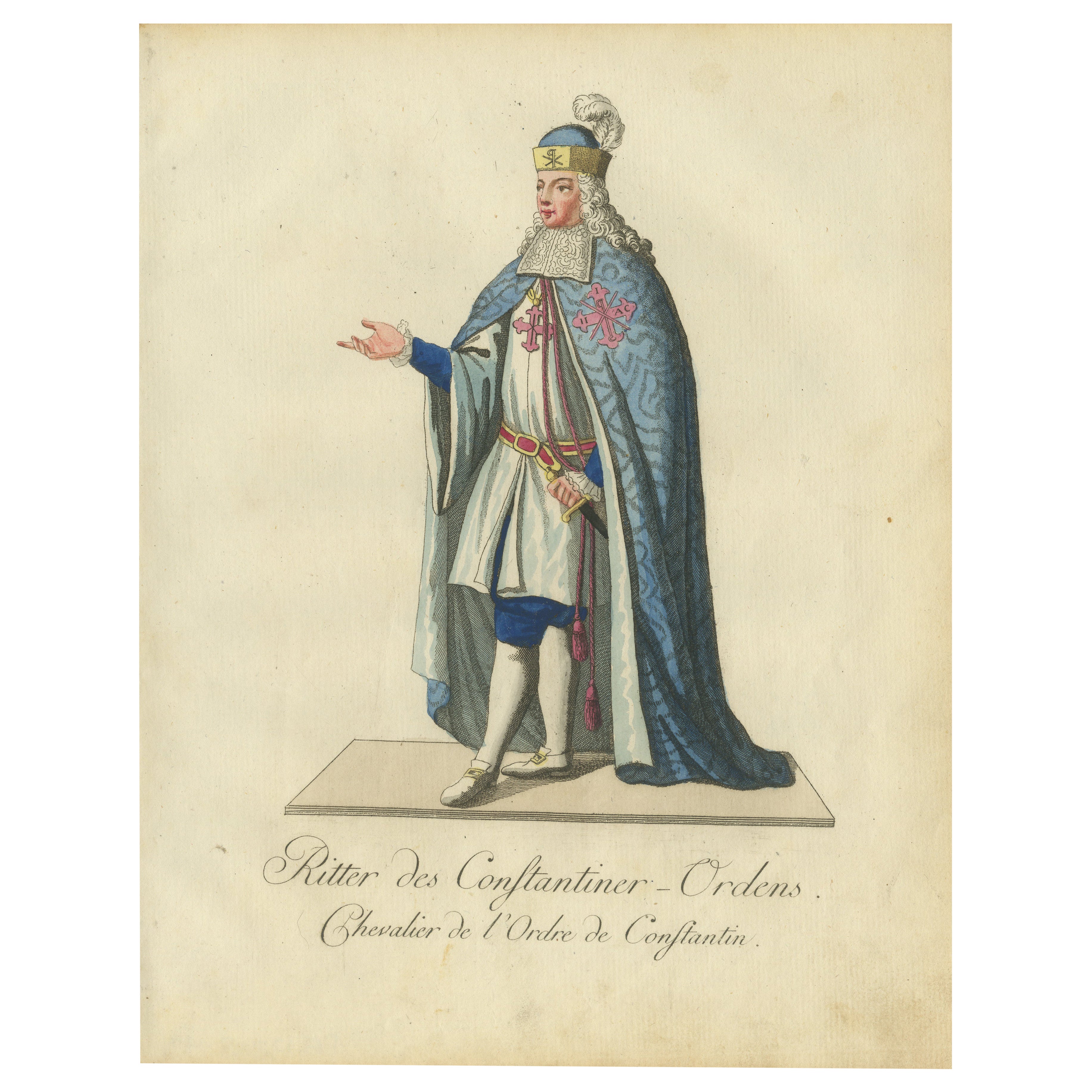 Knight of the Constantinian Order, vivement illustré en 1791