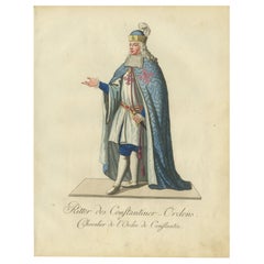Knight of the Constantinian Order, Vividly Illustrated in 1791