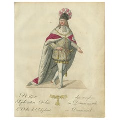 Chevalier de l'Ordre de l'Eléphant : L'Elegance chevaleresque danoise du XVIIIe siècle
