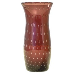 20th Century, Venini Murano Glass Vase