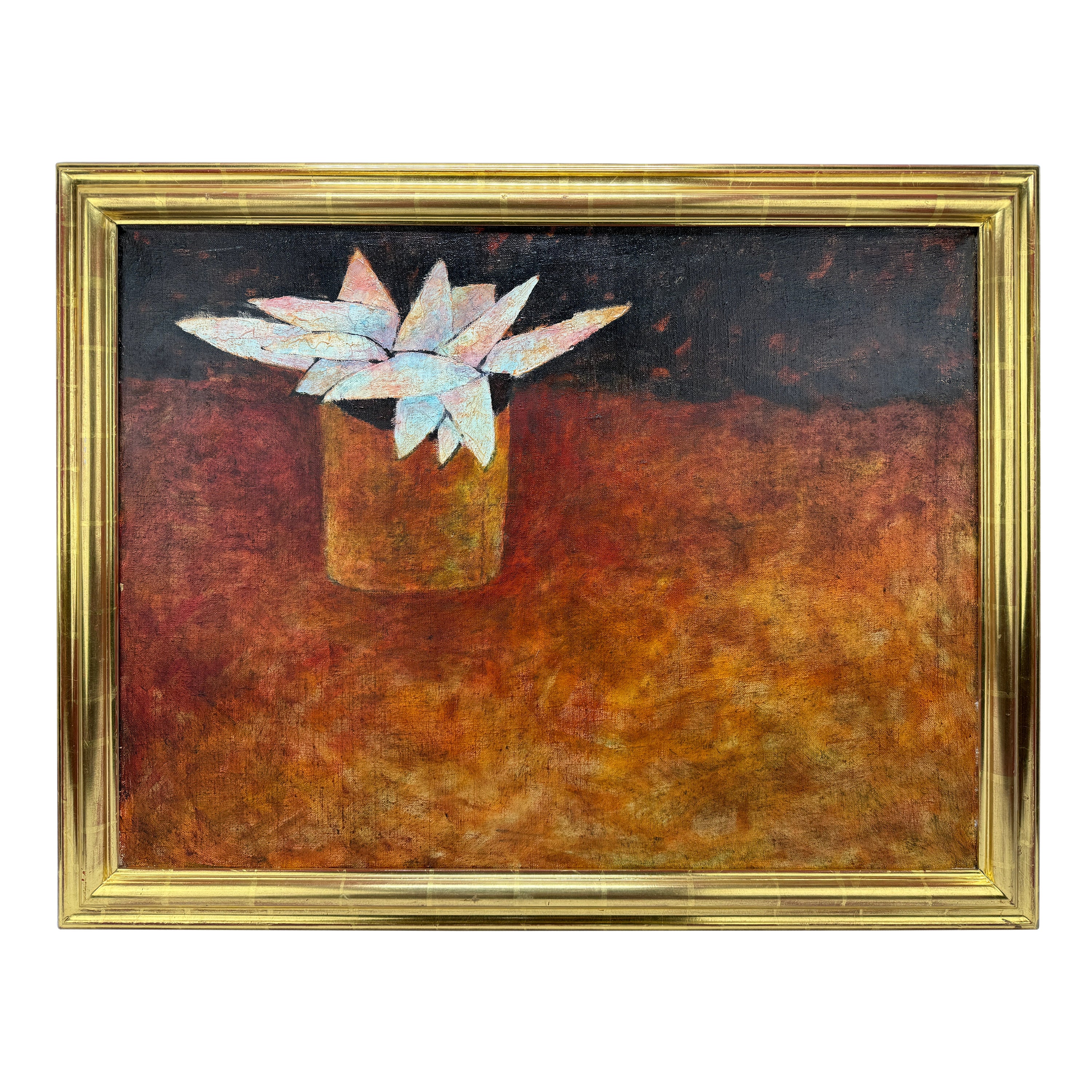 Valery Konevin (USSR, B. 1952) Abstract Still Life "Mapahta 2" Oil on Canvas