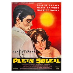 PLEIN SOLEIL / PURPLE MOON 1960 Französisches Grande-Filmplakat, Filmplakat, JEAN MASCII