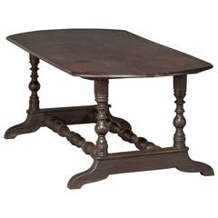 Long Table in Narra Hardwood, Baroque Style 5