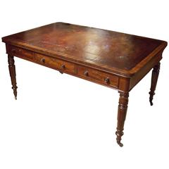 William IV Mahogany Library Table/Writing Table