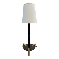 Französische Vintage-Tischlampe aus Messing und Metall im Boudoir-Stil