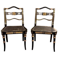 Pair of English Side Chairs