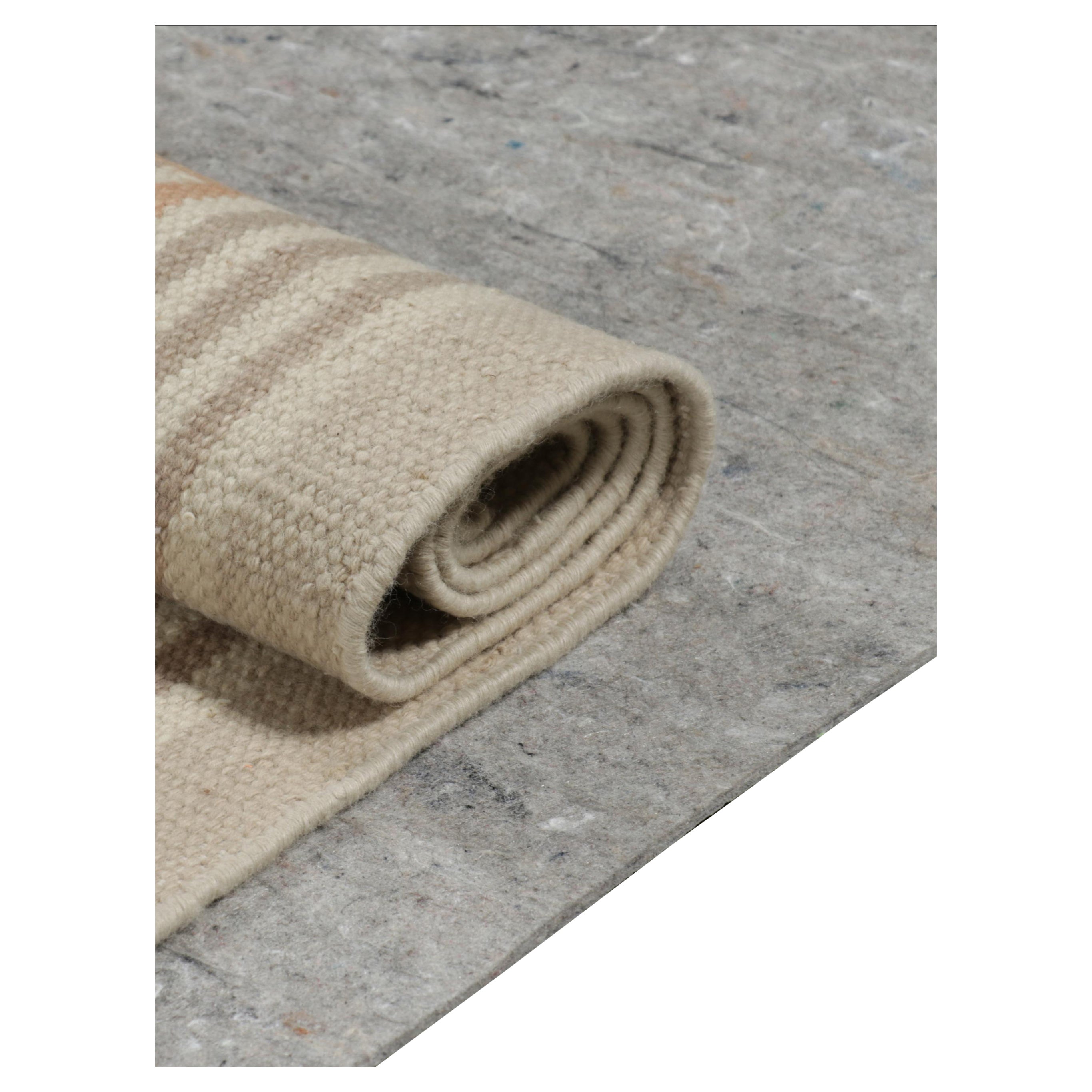 Rug & Kilim's custom cut premium dual surface padding is available for any order, offering longevity and value to a variety of pieces by offering a key lift to the body, mitigating dust accumulation, and protecting special orders in transit for