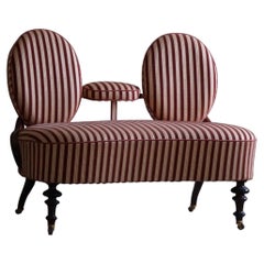 Antique Romantic Two-Seater Sofa, By a Swedish Cabinetmaker, Early 1900s