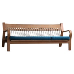 Danish Modern GE 671 Three-Seater Sofa by Hans J. Wegner for GETAMA, 1960s