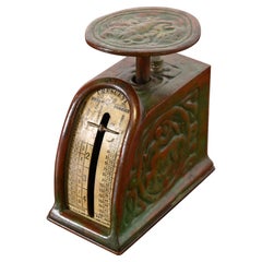 Tiffany Studios New York Zodiac Pattern Bronze Postage Scale