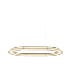 Lampe pendante oblongue en fonte de Resident