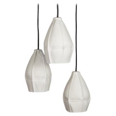 Kawa Pendant Light Cluster of Three from Souda, Black Cord, Made to Order