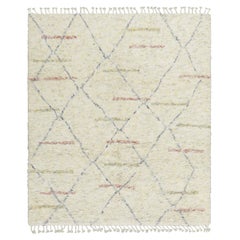 Rug & Kilim’s Moroccan Style Rug with Polychromatic Geometric Patterns