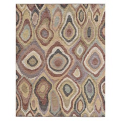 Rug & Kilim's Abstract Rug with Colorful Geometric Patterns