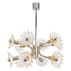 Vintage Sputnik Chrome  Chandelier by Sölken, Germany, 1970s