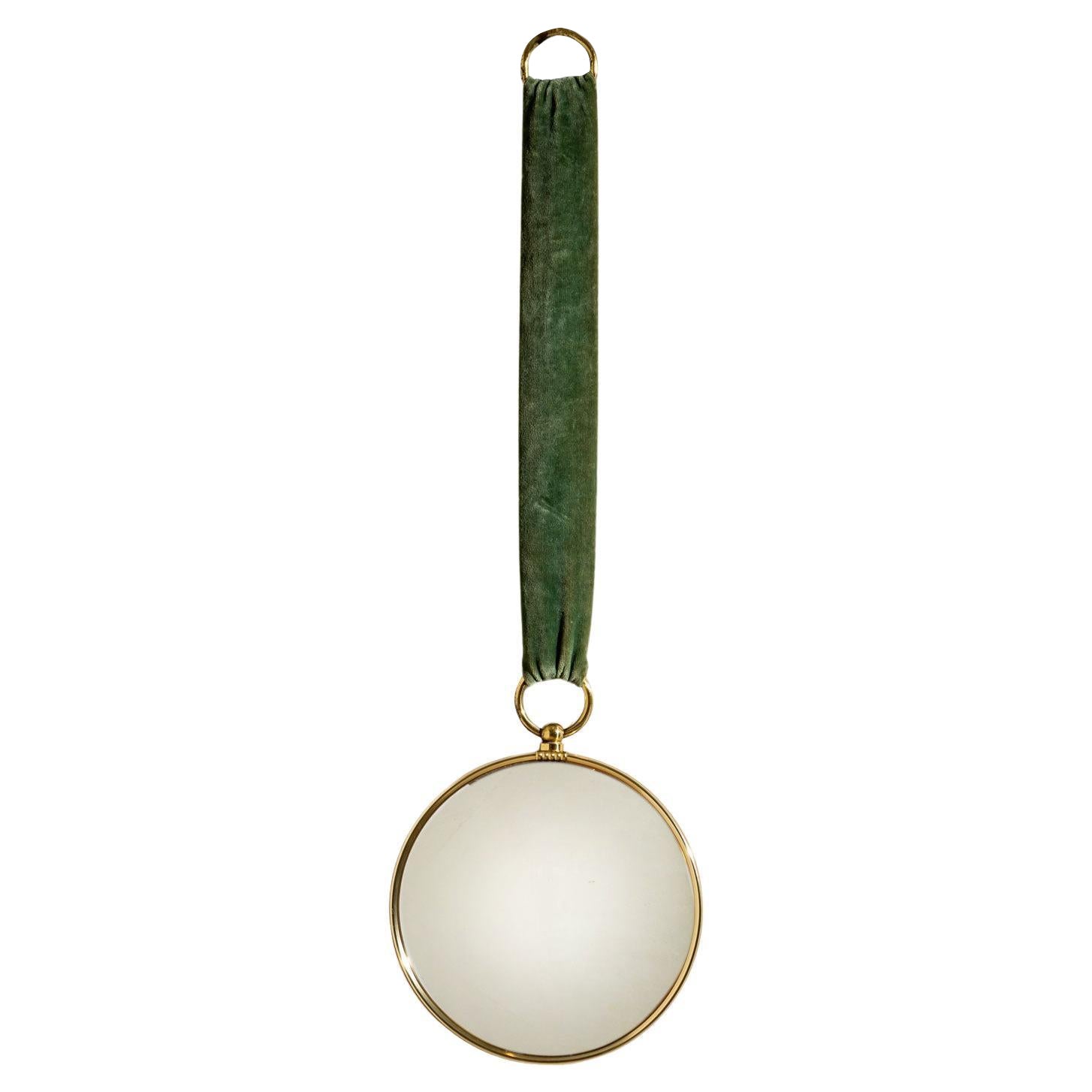 Wall Mirror in the Style of Fornasetti, Italy, Mid-20th Century For Sale