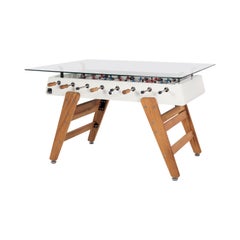 Weißes FOOSBALL DINING GAME TABLE RS3 WOOD von RS Barcelona