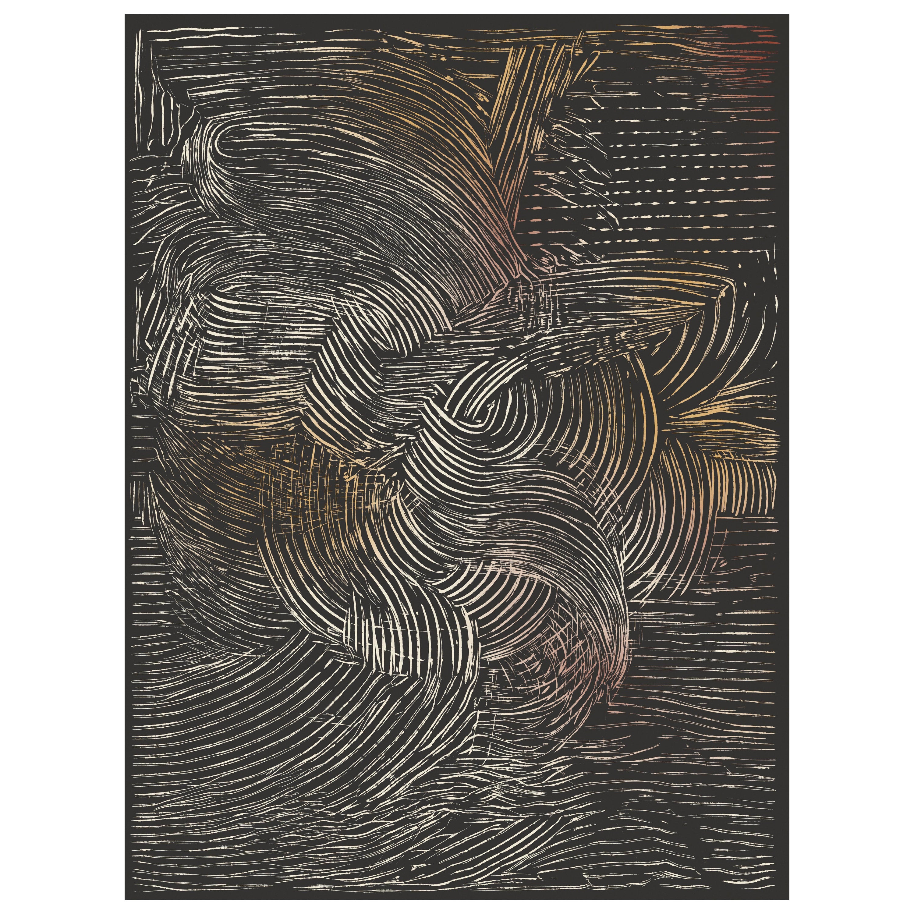 "Sansui" Limited Edition Art Print by Christiane Lemieux - 42" X 56"