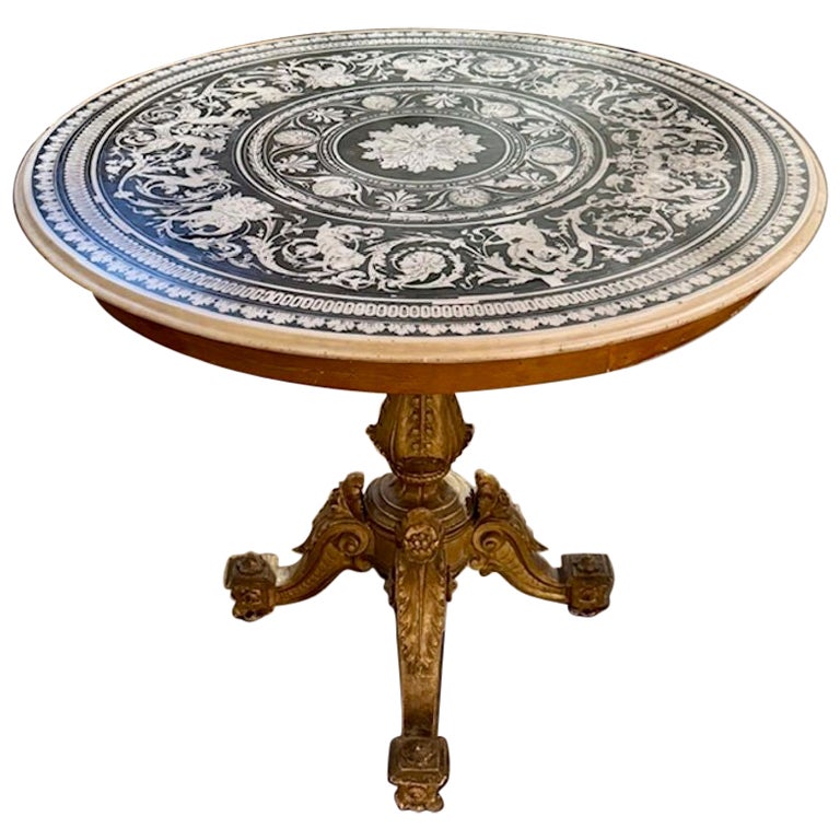 Italian Giltwood Center Table