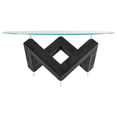 Mesa de madera y cristal Albedo W personalizable by Carlo Cumini
