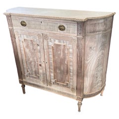 19th Century French Bleached Mahogany Louis XVI Buffet
