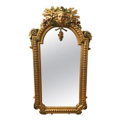 Louis XIV Style Franklin Mint Gilt Mirror By Vincenzo Fancelli