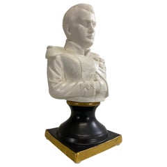 Mid 20th century porcelain bust of Napoleon Bonaparte