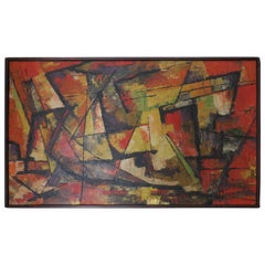 20th Century Abstract Painting by Manger 