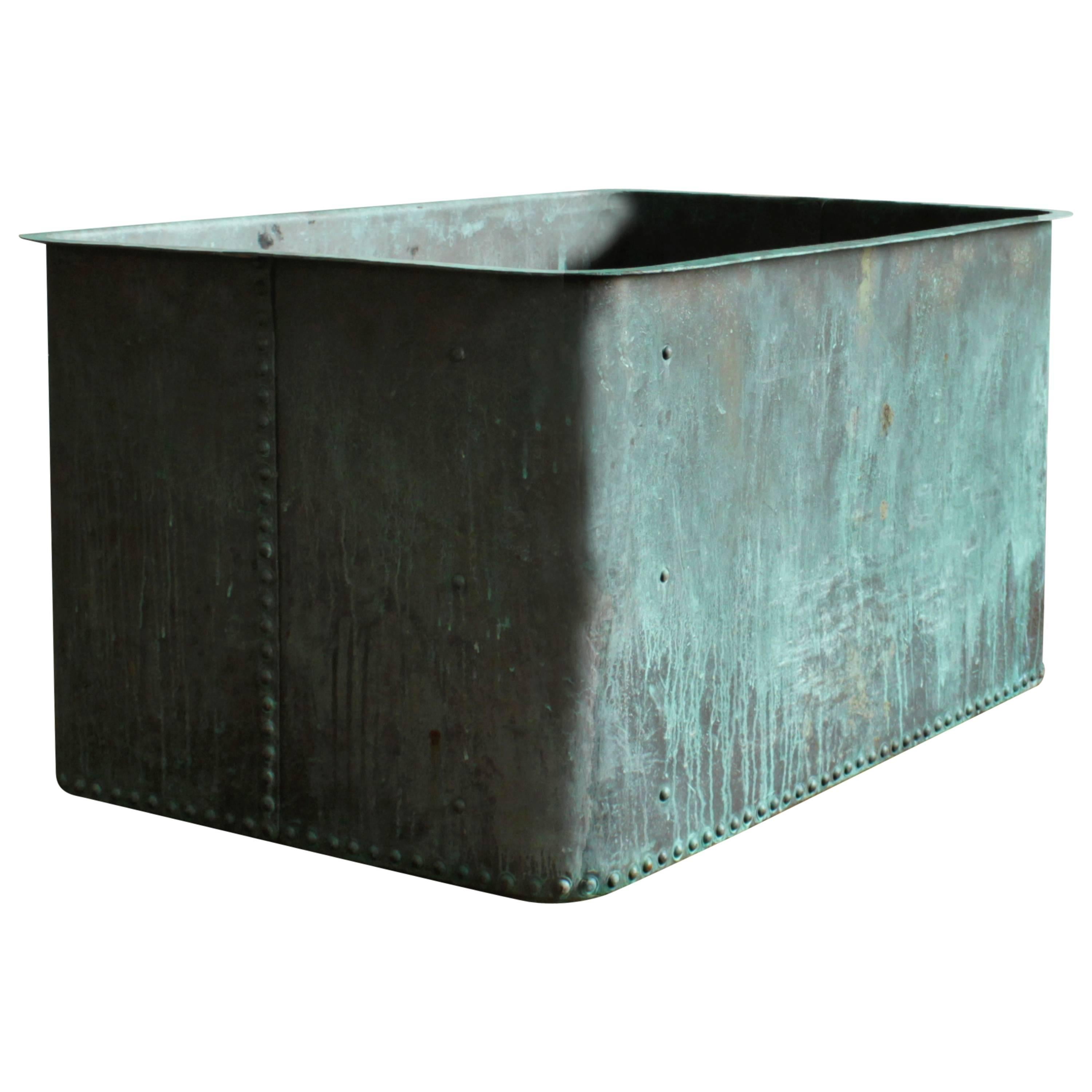 Large French Copper Cistern