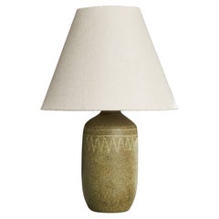 Agne Aronsson, Tischlampe, Steingut, Schweden, 1970er Jahre
