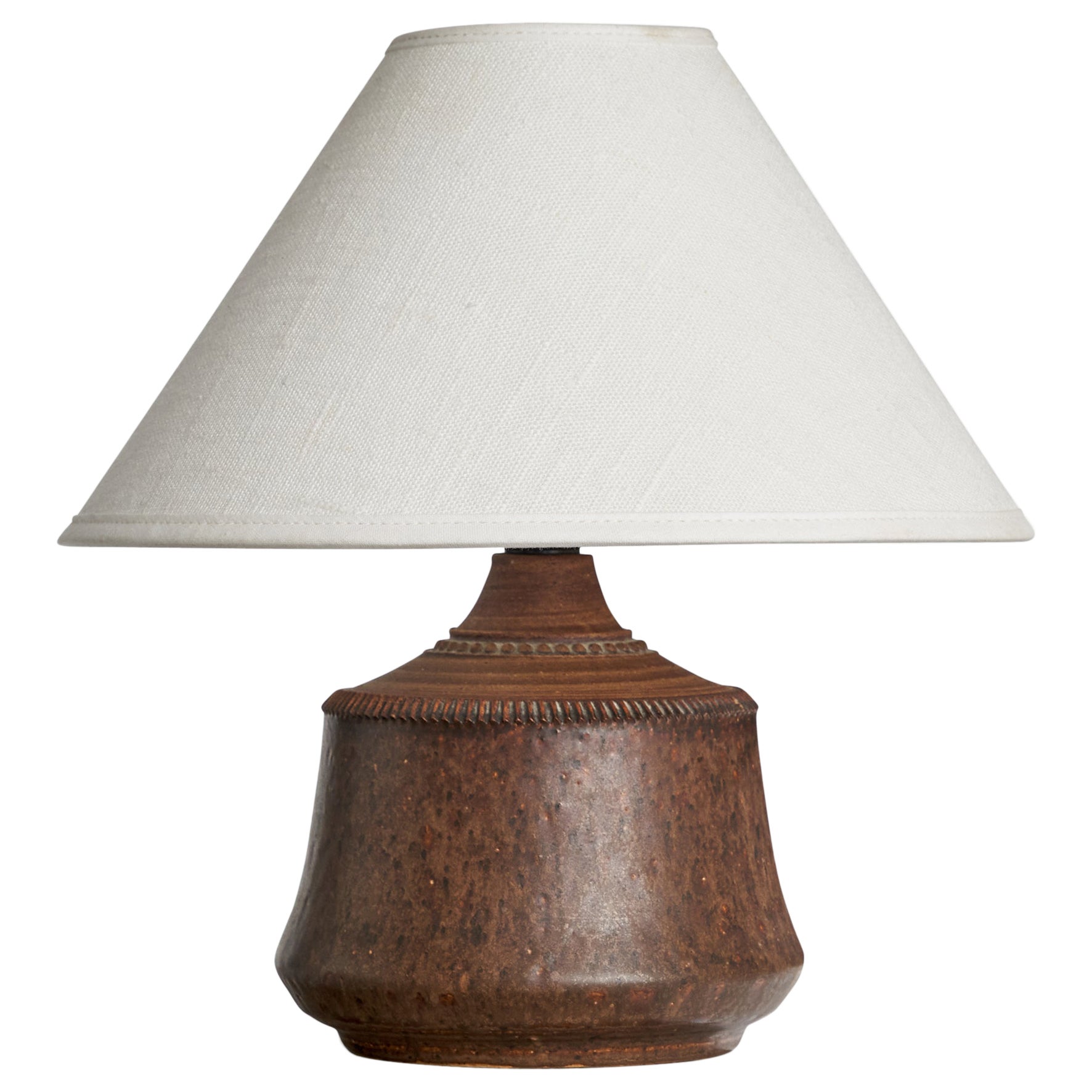 Klase Höganäs, lampe de table, grès, Suède, années 1960