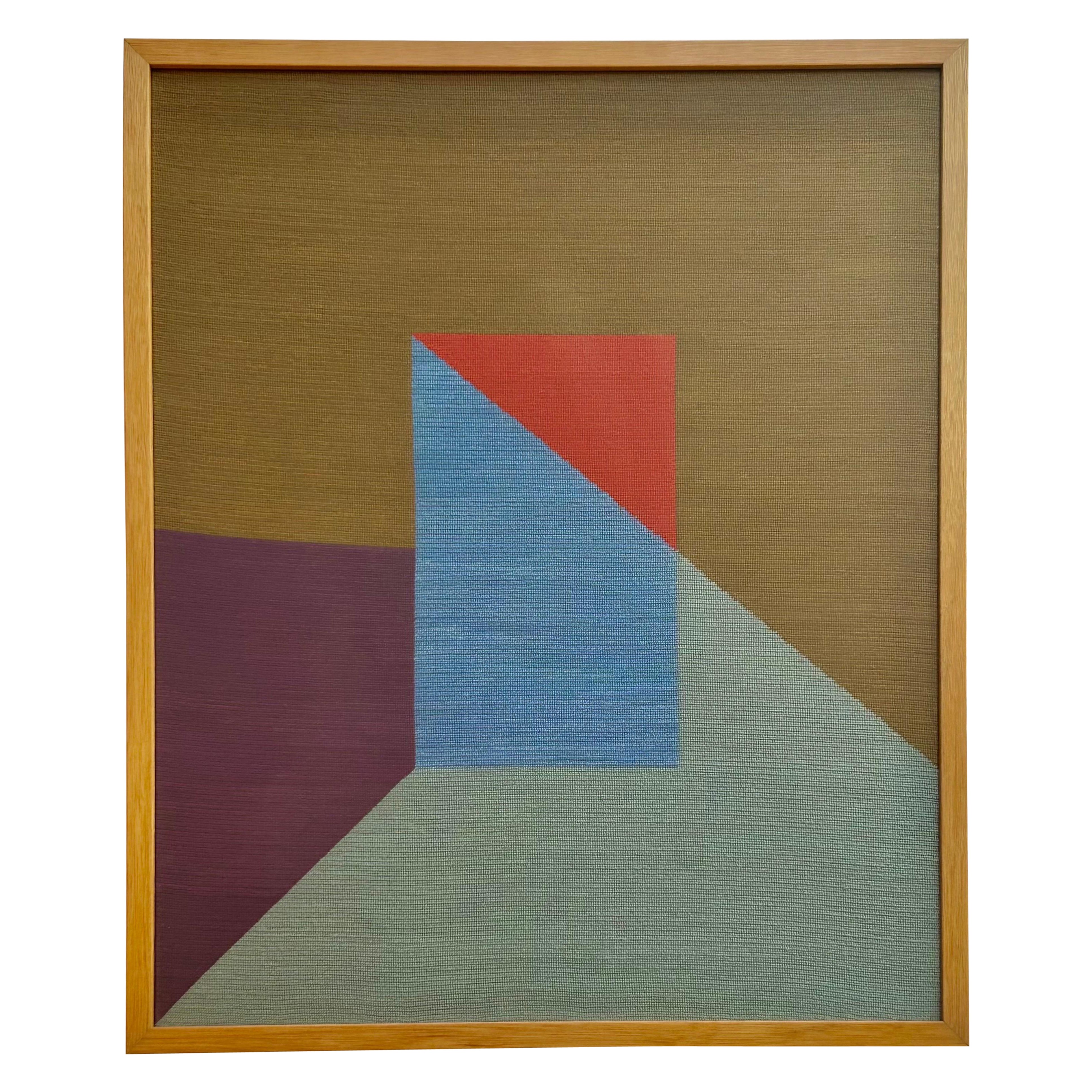 Arte del punto croce con bordi rigidi